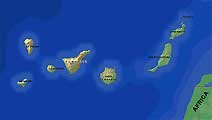 Карта. Канарские острова