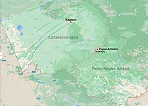 Карта Алтайского края и Республики Алтай Карта