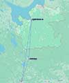 Карта поездки Архангельск