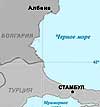 Карта. Из Болгарии (Албена) в Турцию (Стамбул) Стамбул