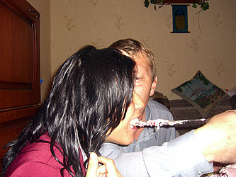 На свадьбе