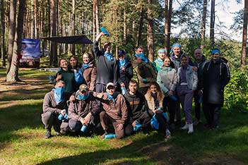 Команда В ПАЛАТКЕ занявшая 2 место Турслет